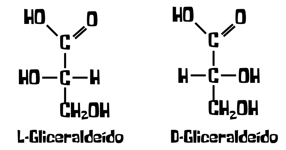 Estrutura do Gliceraldeído